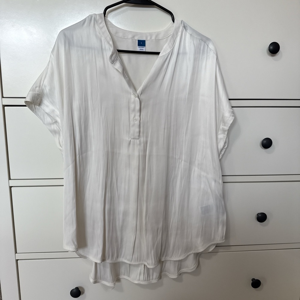 Old Navy Cream Women's Blouse